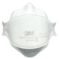 3M™ Aura™ Particulate Respirator 9210+/37192, N95, 240 ea/Case